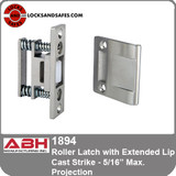 ABH 1894 Roller Latch with Extended Lip Cast Strike | 5/16” Max Projection