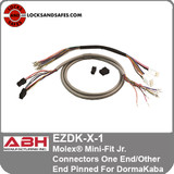 ABH EZDK-X-1 - Molex Mini-Fit Jr. Connectors One End/Other End Pinned For DormaKaba USA