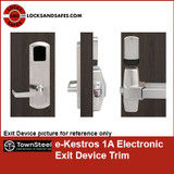 Townsteel e-Kestros 1A Series Electronic Exit Device Trim