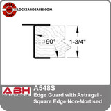 ABH A548-S Edge Guard | ABH A548 S Squared Edge Non Mortised