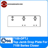 PDQ Top Jamb Drop Plate for 7100 Closer Series