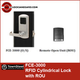 Townsteel FCE-3000 | RFID Cylindrical Lock with Remote Open Unit (ROU)