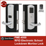 Townsteel FME-4000 | Standalone Electronic School Lockdown Mortise Lock with RFID