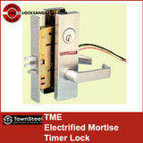 Townsteel TME | Grade 1 Electrified Mortise Timer Lock with Battery Back Up, Power Supply and Indicator