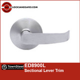 Townsteel ED8900L Sectional Lever Exit Trim For ED8900 Exit Device