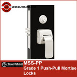 Townsteel MSS-PP Grade 1 Push-Pull Mortise Locks | Townsteel MSS PP