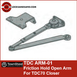 Townsteel TDC ARM-01 | Friction Hold Open Arm For TDC70 Door Closer