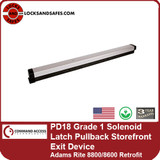 Command Access PD18 Exit Device with Solenoid Latch Pullback | Adams Rite 8800/8600 Retrofit