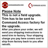 Command Access Exit Trim Electric Upgrade Banner
