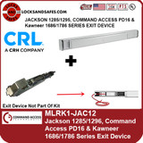 Command Access MLRK1-JAC12 | Motorized Latch Retraction (MLR) Kit for Jackson 1285/1296, Command Access PD16 & Kawneer 1686/1786 Series Exit Device