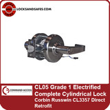 Command Access CL05 Grade 1 Electrified Storeroom Function Complete Cylindrical Lock | Corbin Russwin CL3357 Direct Retrofit