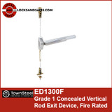 Townsteel ED1300F CVR | Townsteel 1300F Fire Concealed Vertical Rod Exit Device