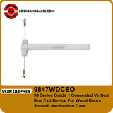 Von Duprin 9847WDCEO Wood Door Concealed Vertical Rod Device | Von Duprin 9847WDC