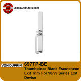 Von Duprin 697TP-BE Thumbpiece Blank Escutcheon Exit Trim | Von Duprin 697TPBE