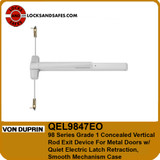 Von Duprin QEL9847EO Concealed Vertical Rod Device Quiet Electric Latch Retraction | Von Duprin QEL9847 CVR