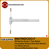 Von Duprin 9947 Fire Rated Concealed Vertical Rod Device For Wood Door | Von Duprin 99 Fire Wood Door CVR