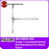 Falcon 25-CWDC-EO | Concealed Vertical Rod Exit Device For Wood Doors