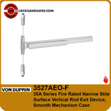 Von Duprin 3527-F Fire Rated Narrow Stile Surface Vertical Rod Exit Device