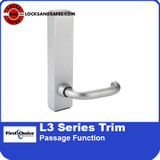 First Choice L3 Lever Trim Passage Function | First Choice L3-M2