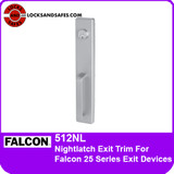 Falcon 512NL Nightlatch Exit Trim | For Falcon 25 Series Exit Devices