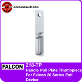 Falcon 218-TP Handle Pull Plate Thumbpiece Exit Trim | For Falcon 20 Series Exit Devices