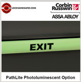 Corbin Russwin Exit Device with Pathlite | Glow in Dark Exit Device