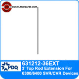 PDQ 631212-36EXT | 3' Top Rod Extension For 6300 and 6400 SVR and CVR Exit Devices | PDQ 631212