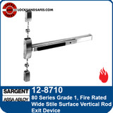 Sargent 8710 | 80 Series Fire Rated Surface Vertical Rod Exit Device