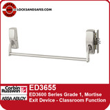 Corbin Russwin ED3655 | ED3600 Series Grade 1 Mortise Exit Device Only, Classroom Function