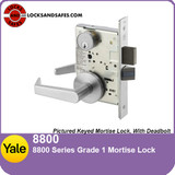Yale 8800 Storeroom Deadbolt Mortise Lock
