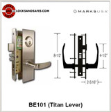 Marks BE101 Maximum Security Mortise Lock | Marks BE101EW