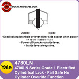 Yale 4780LN Fail Safe Cylindrical Lock