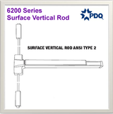 Commercial Surface Vertical Rod Exit Devices | PDQ 6200V