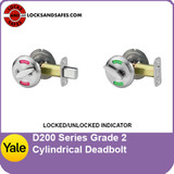 Yale Locked Unlocked Indicator Deadbolt