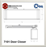 PDQ 7100 | Commercial Door Closer | PDQ 7101