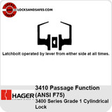 Hager 3410 Passage Cylindrical Lock | Hager 3400