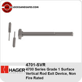 Hager 4701 SVR | Hager 4700 Surface Vertical Rod Exit Device