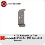 Hager 4700 Series Raised Lip Trim For 4700 Series Exit Devices
