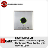 Hager 8229-02H/05LR Touchless Actuator
