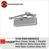 Hager 5100-PAR-HDHOCS Parallel Arm Mount Door Closer