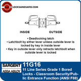 Sargent 11G16 Classroom Security Function