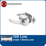 Sargent 10X Line Grade 1 Bored Lock