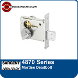 Sargent 4870 Classroom Thumbturn Mortise Deadbolt