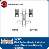Sargent 8241 Classroom Security Mortise Lock