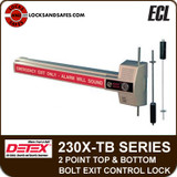 ECL-230X-TB - Alarmed 2 Point Top and Bottom Bolt Exit Control Lock
