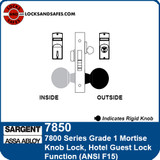 Sargent 7850 Hotel Guest Lock Mortise Lock