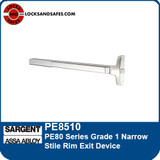 Sargent PE8510 | PE80 Series Narrow Stile Rim Exit Device