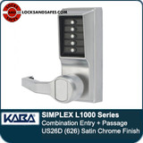 Simplex L1035 5 Button Lock | Simplex L 1035 Pushbutton Cylindrical Lock