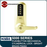 Simplex 5000 Cylindrical Lock Bright Brass | Simplex 5041-03 | Simplex 5051-03