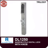 Alarm Lock DL1250 | Alarm Lock DL1250 Trilogy Narrow Stile Lock | Glass Door Lock